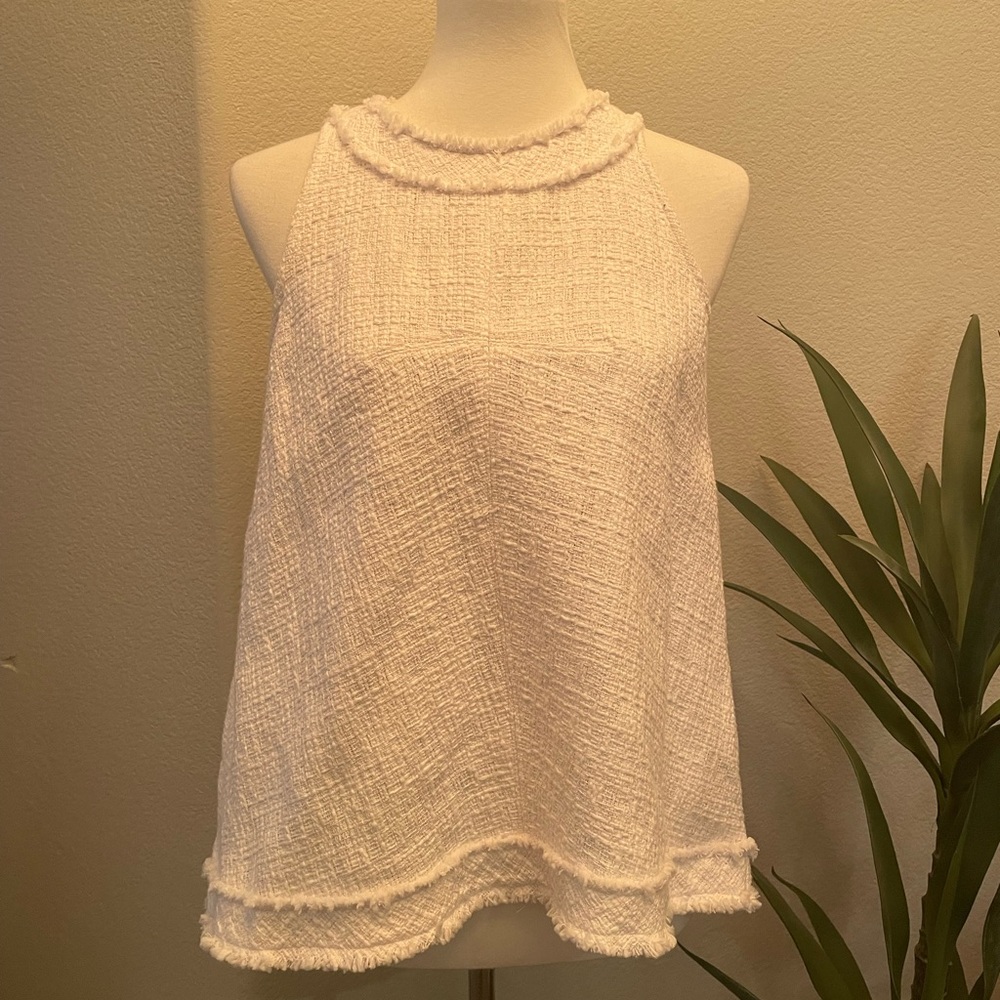 J crew top in white.